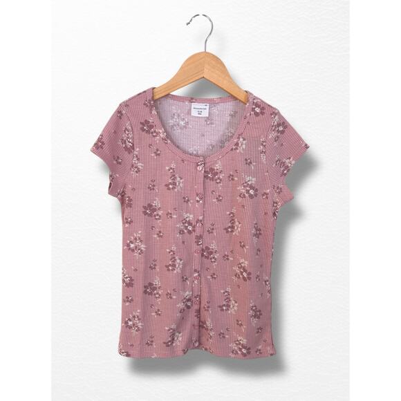 NWT Abercrombie Kids Waffle Knit Top, Size 11/12 - Picture 1 of 6